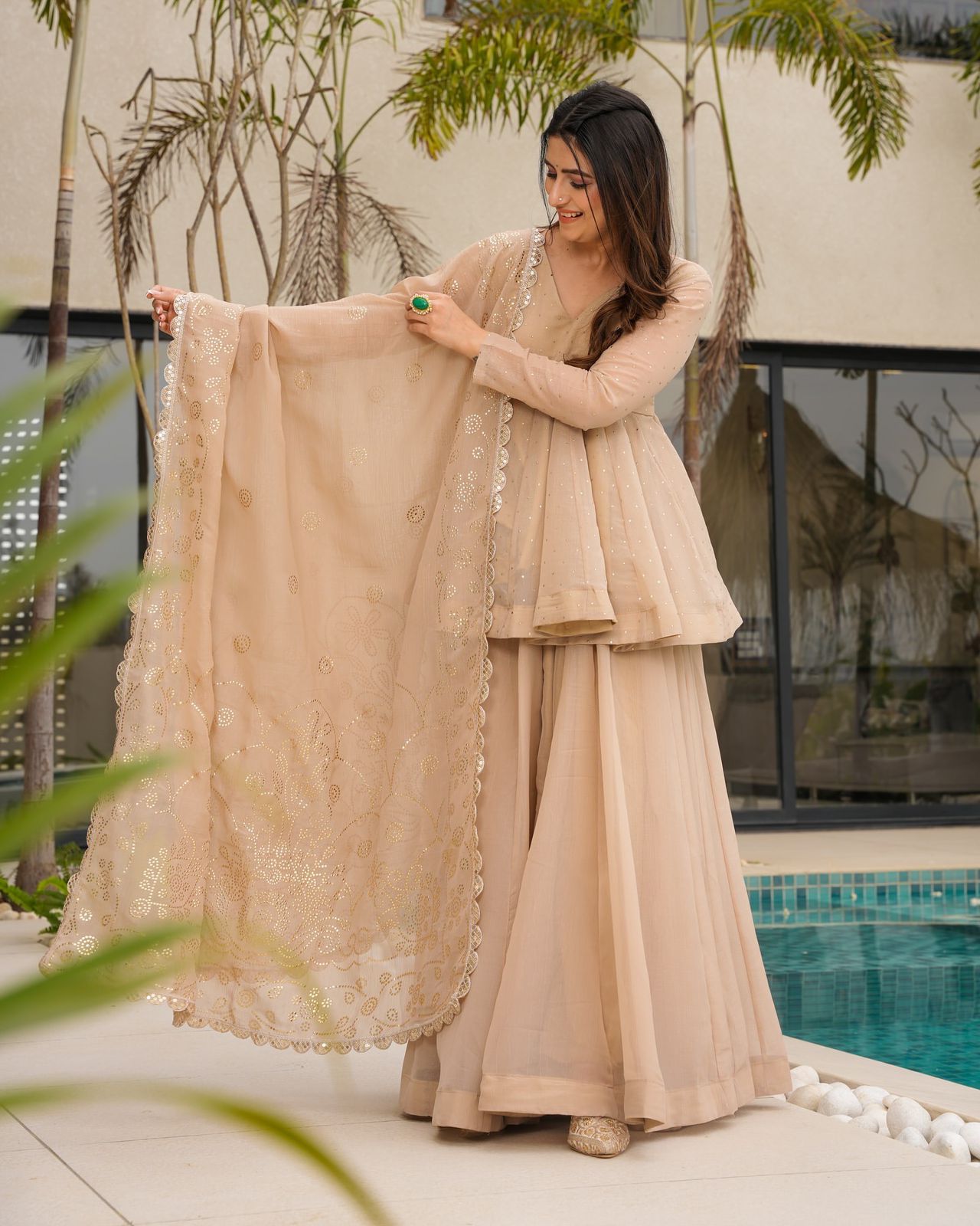 Fastivally Specially Designer Skirt & Plazo