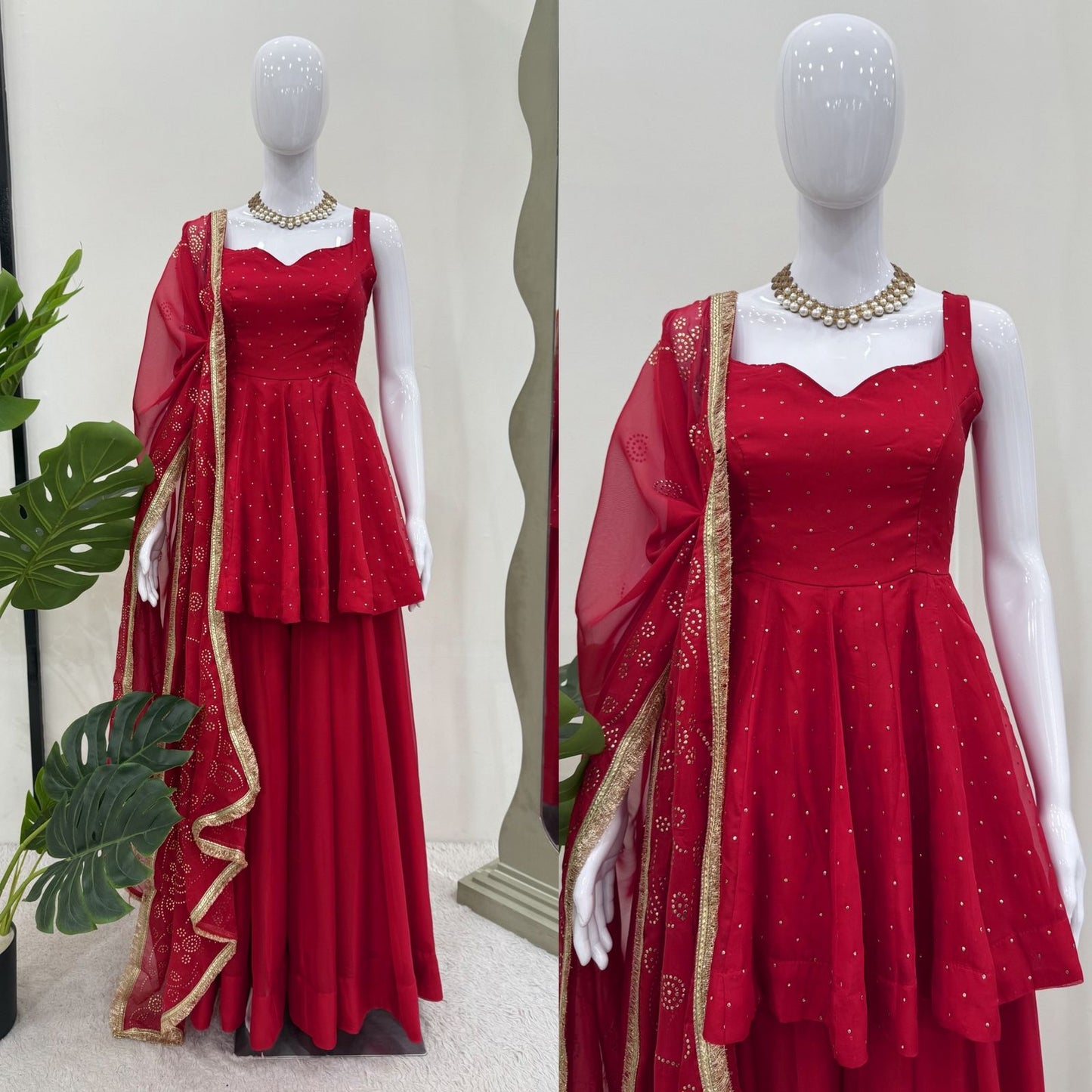 Fastivally Specially Designer Skirt & Plazo