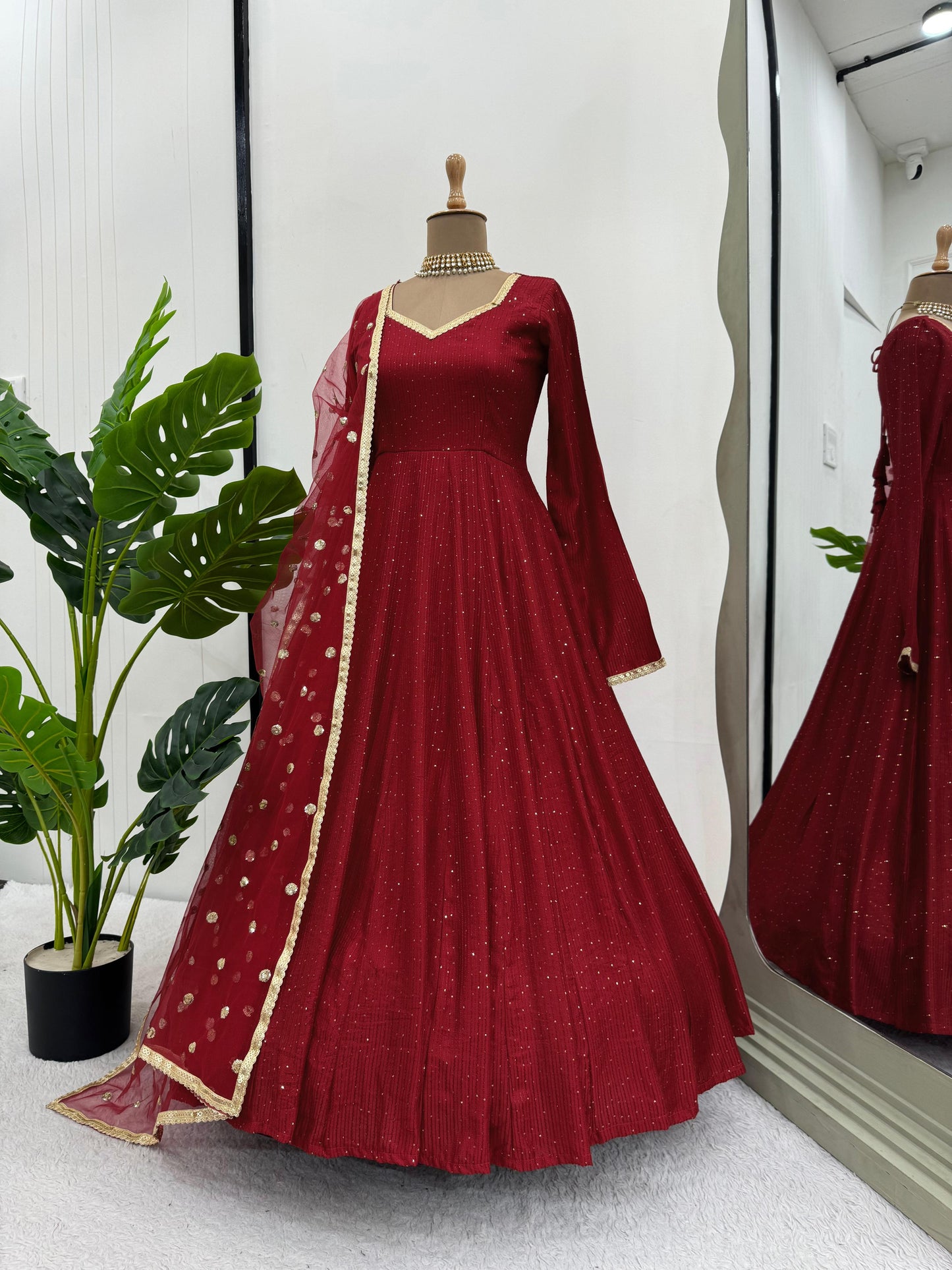 New Wedding Special Beautiful Anarkali Gown