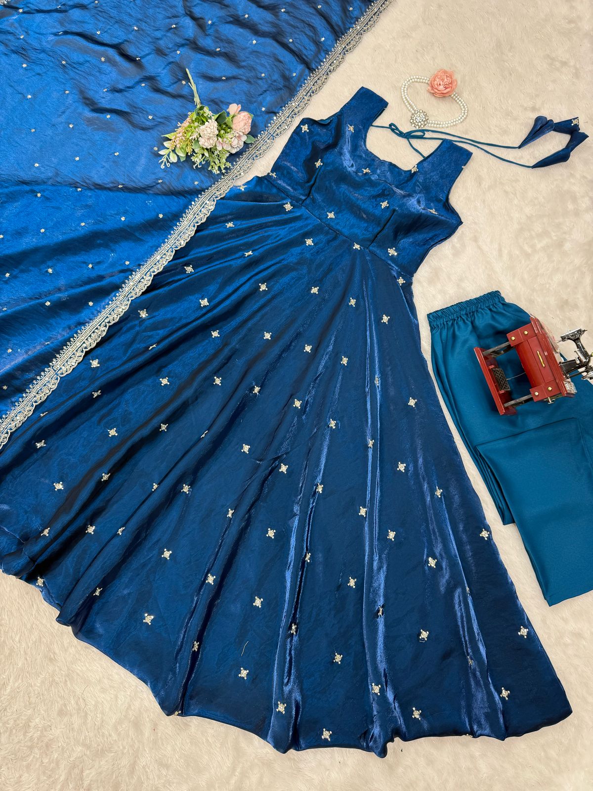 New Beautiful Fastival Specially Anarkali Gown