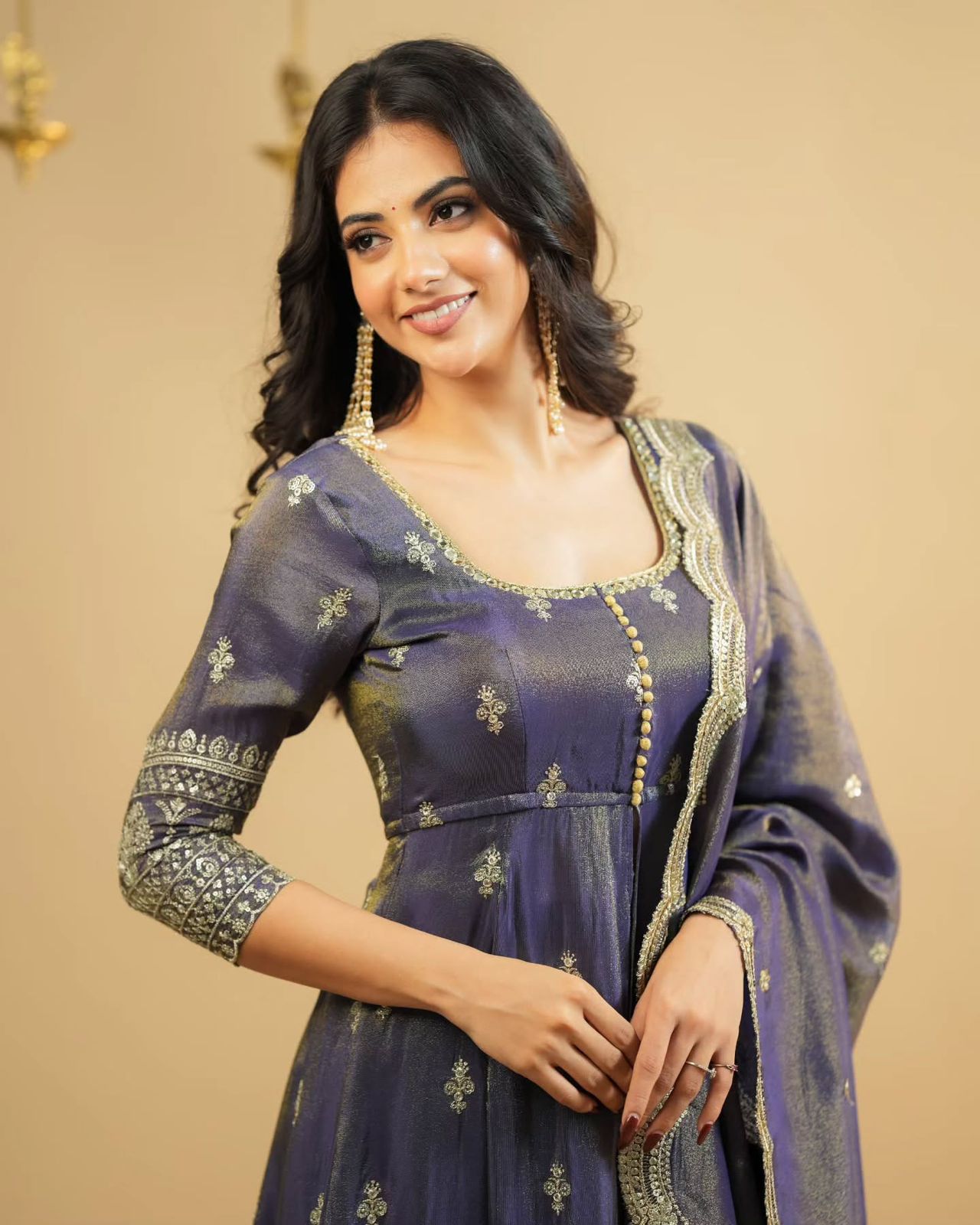 Beautiful Designer Purple color suit