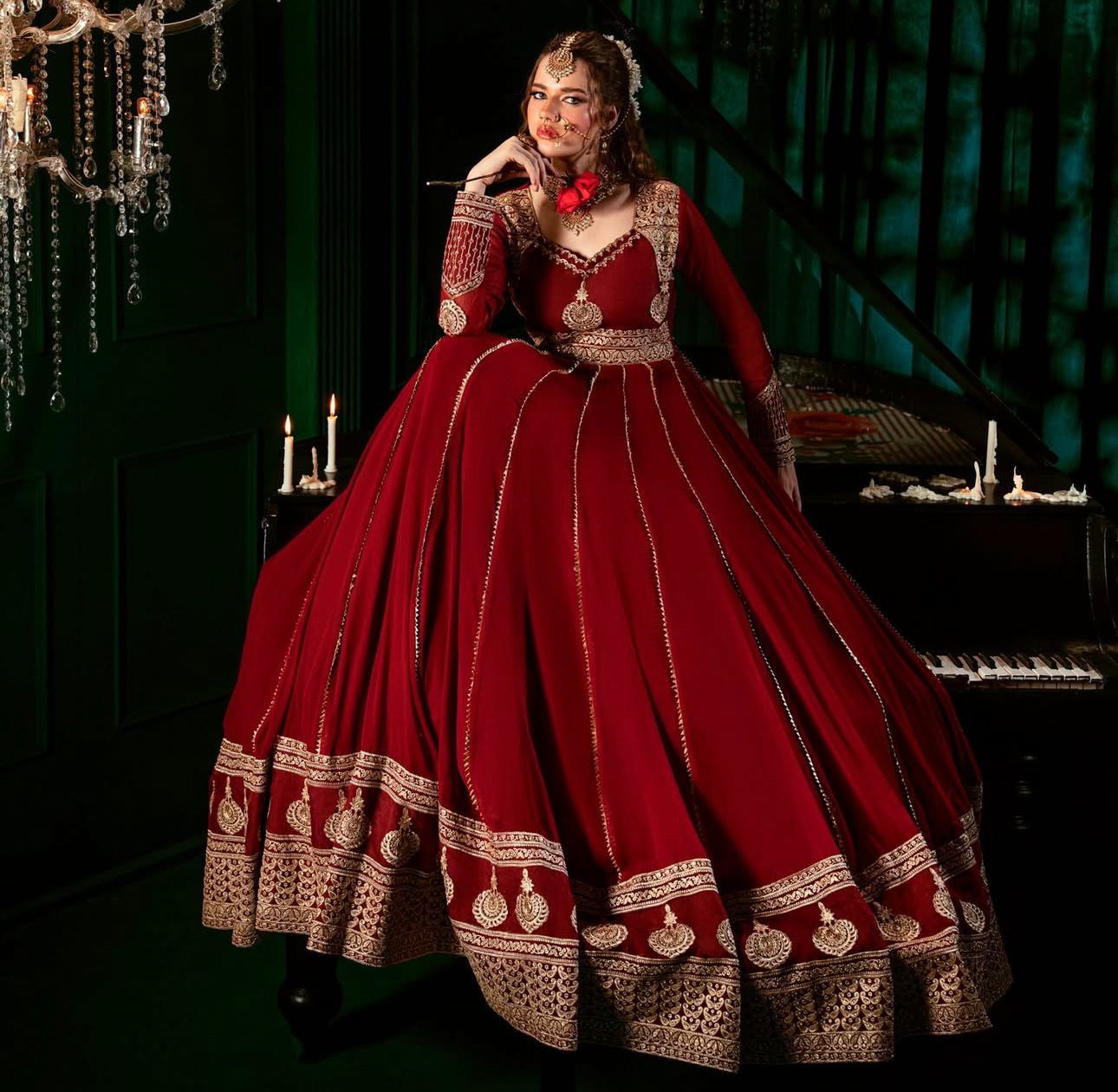 New Trending Anarkali Gown Set