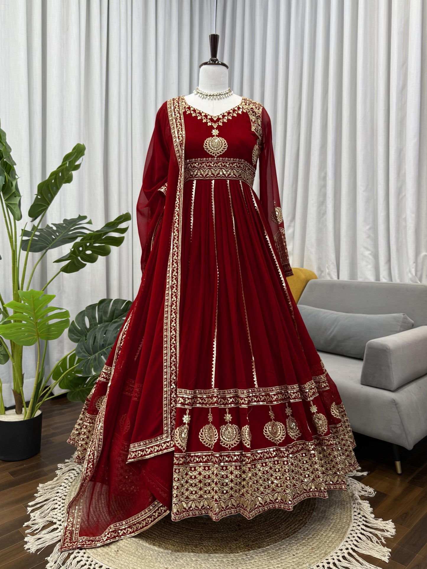 New Trending Anarkali Gown Set