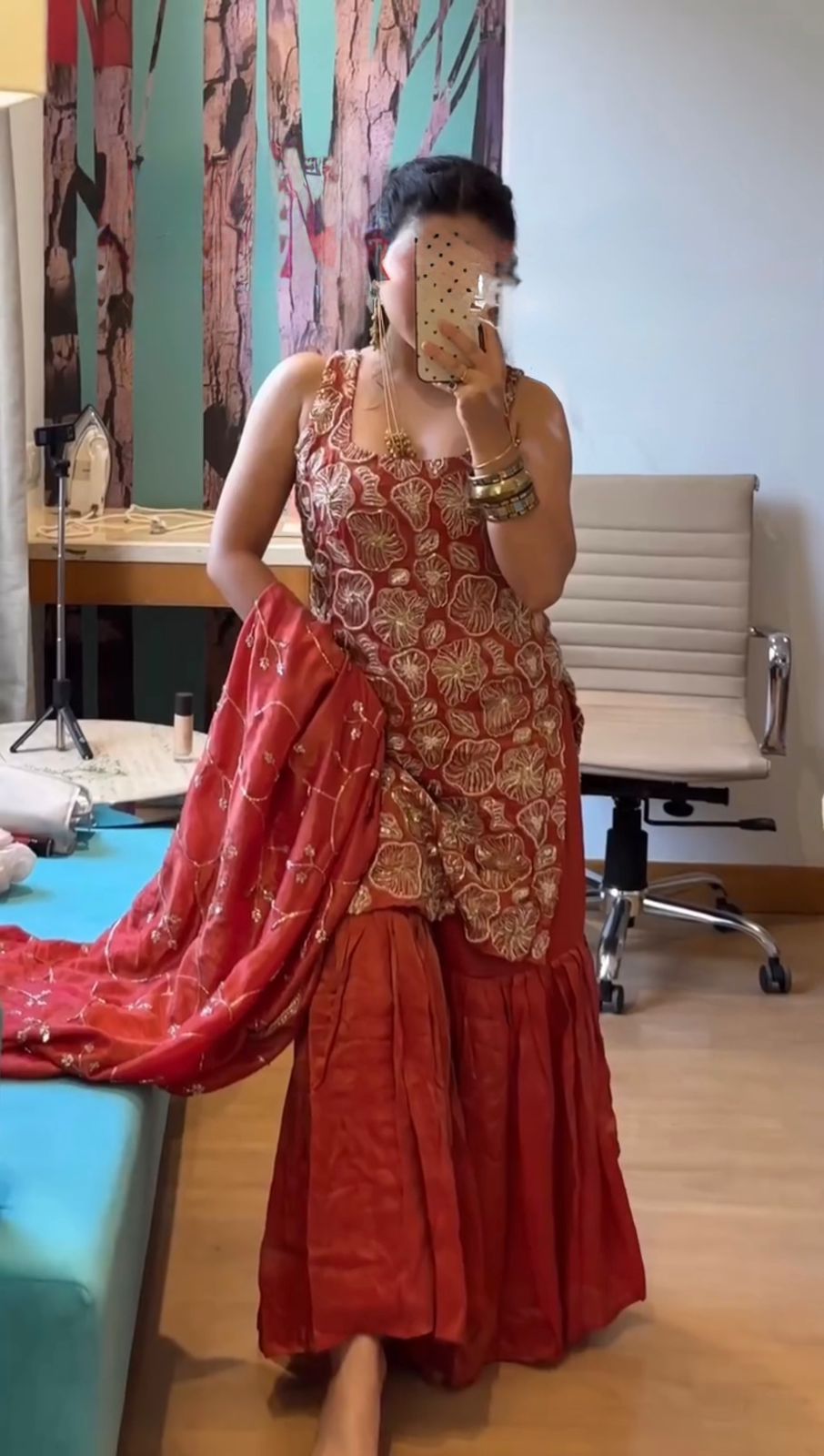Wedding Special Top & Sharara Suit
