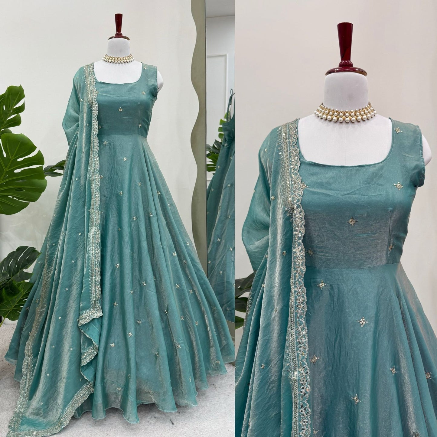 New Beautiful Fastival Specially Anarkali Gown