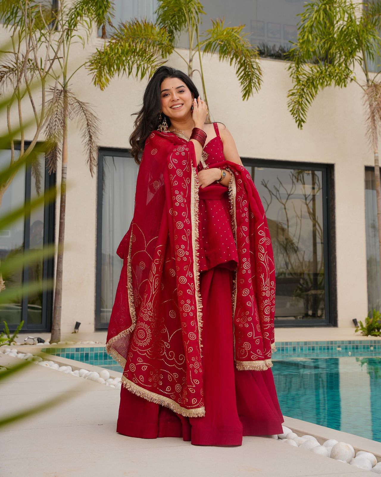 Fastivally Specially Designer Skirt & Plazo