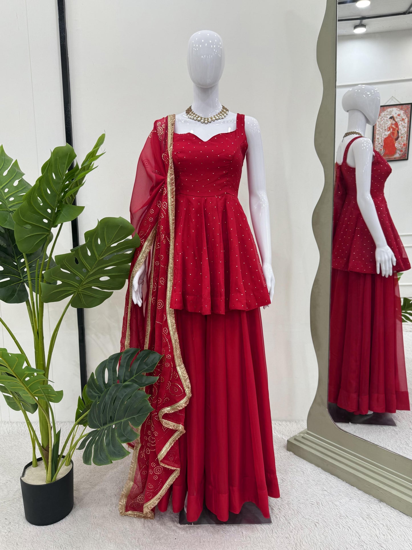 Fastivally Specially Designer Skirt & Plazo