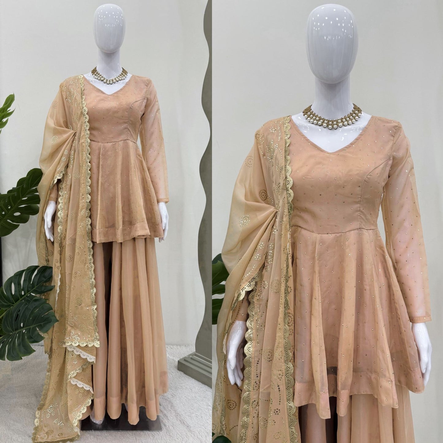 Fastivally Specially Designer Skirt & Plazo