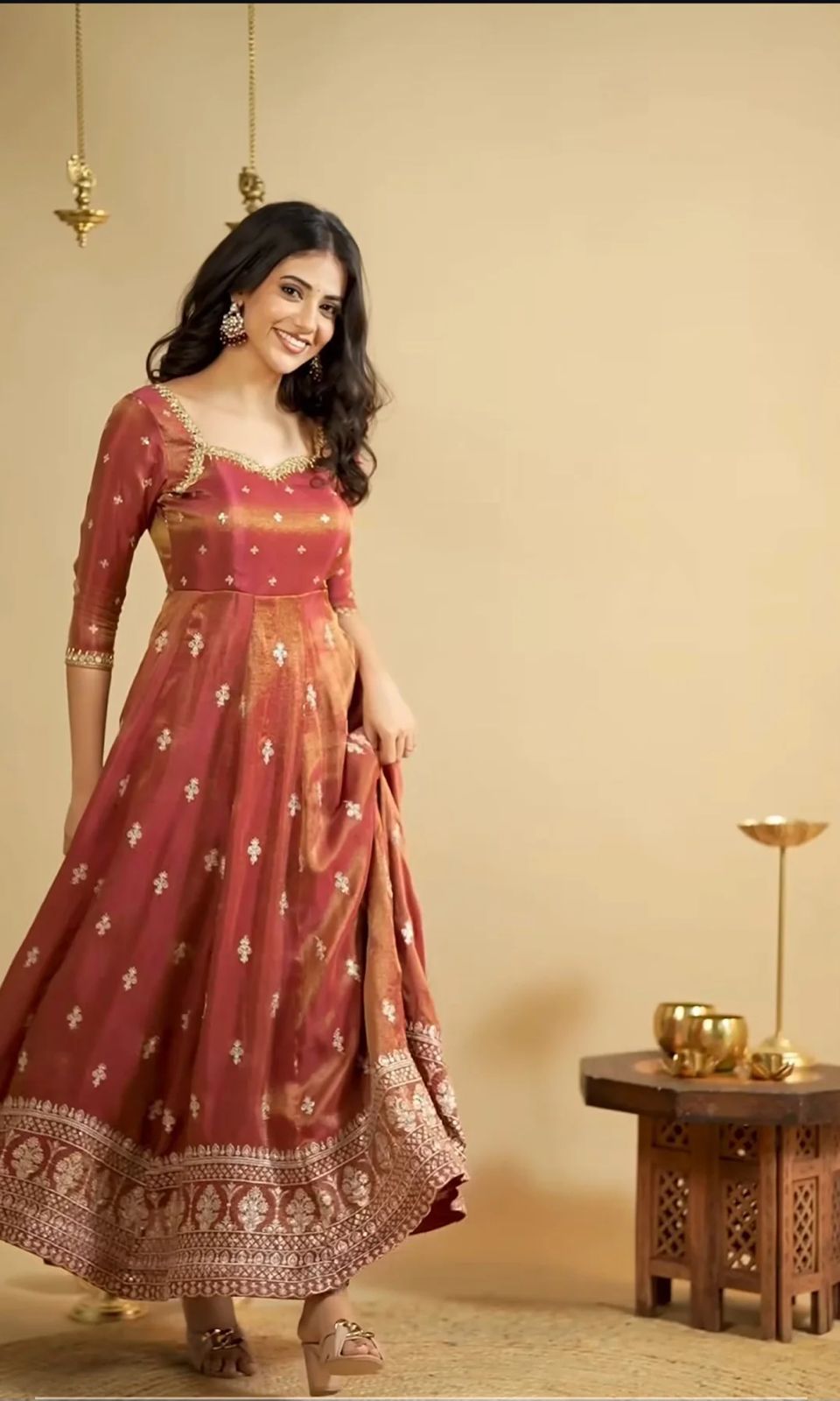 New Wedding special  Anarkali Gown