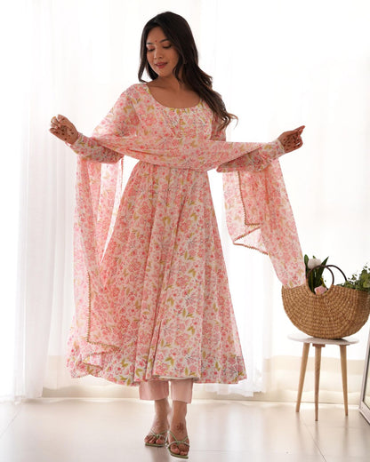 New beautiful Anarkali suit set