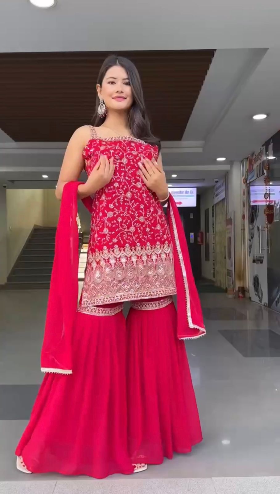 Wedding special  Most Beautiful Sharara suit