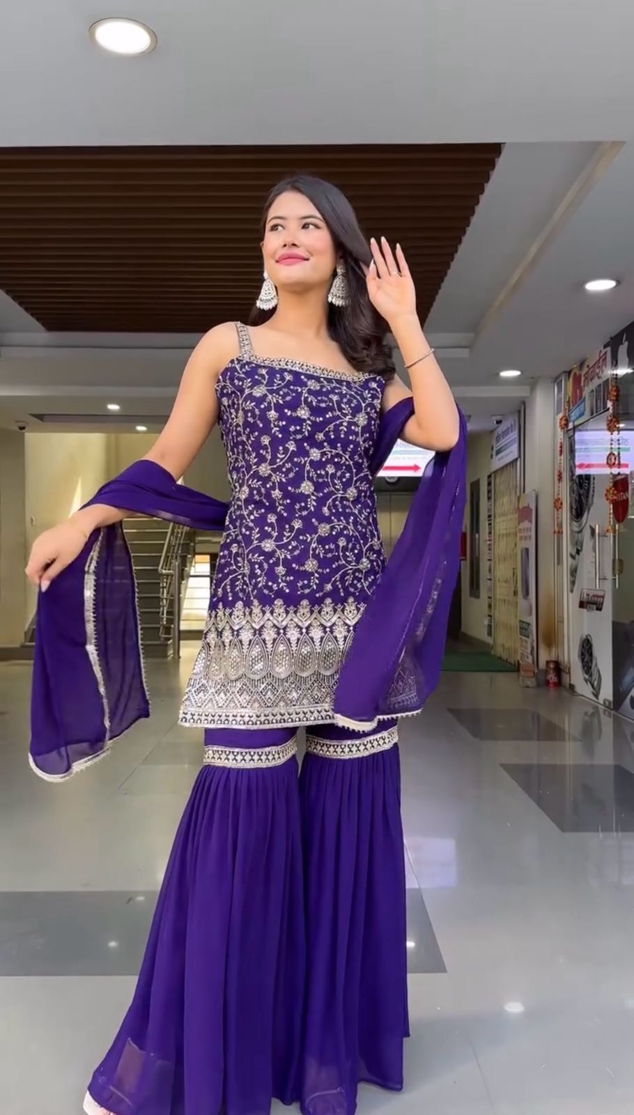 Wedding special  Most Beautiful Sharara suit