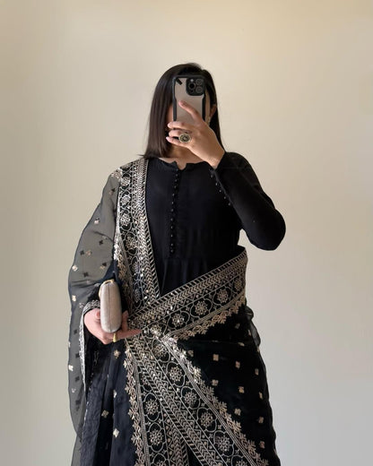 Wedding Special Anarkali Top&Plzzo