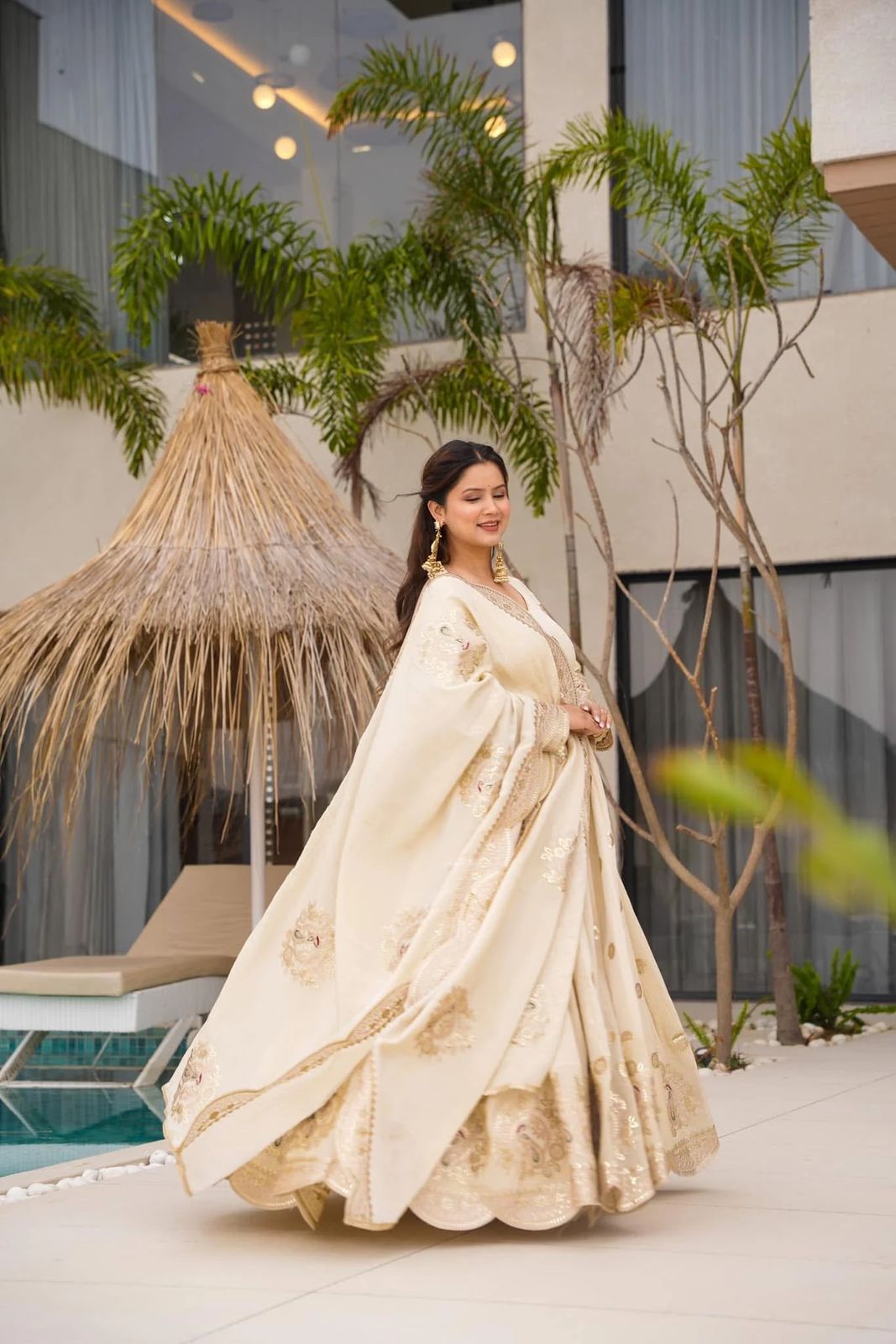 ANARKALI STYLE FULLY STITICHED GOWN