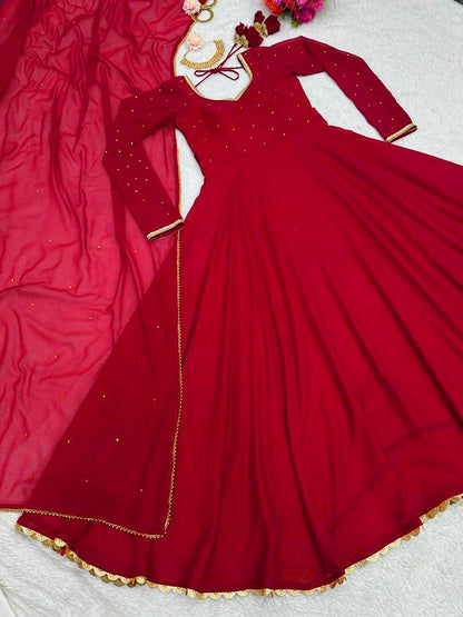 New Specially Party wear look anarkali set