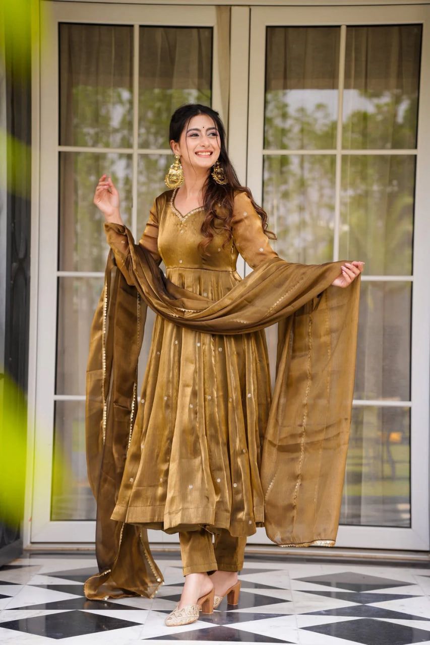 New Specially  Party Wear Look Anarkali Set