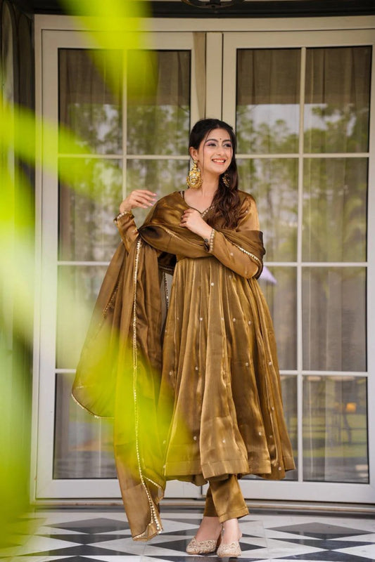 New Specially  Party Wear Look Anarkali Set