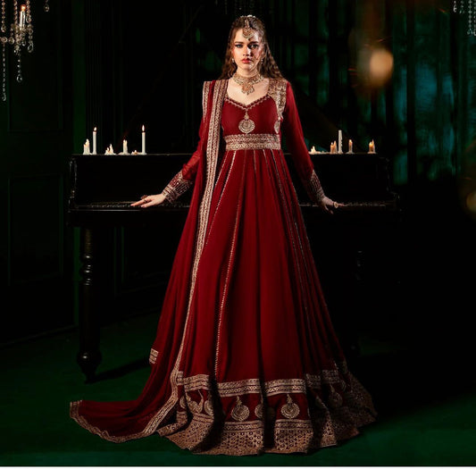 New Trending Anarkali Gown Set