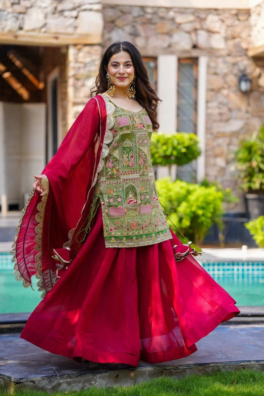 Most Trending Printed Top & Palazoo