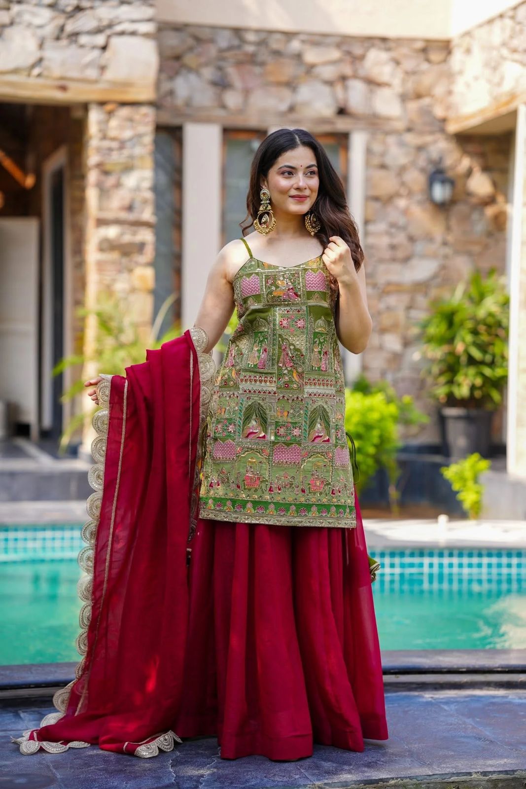 Most Trending Printed Top & Palazoo