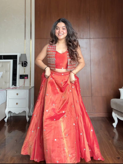 Wedding Special Lehenga Choli with Koti Suit