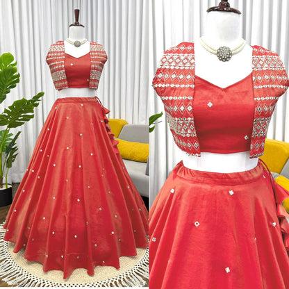 Wedding Special Lehenga Choli with Koti Suit
