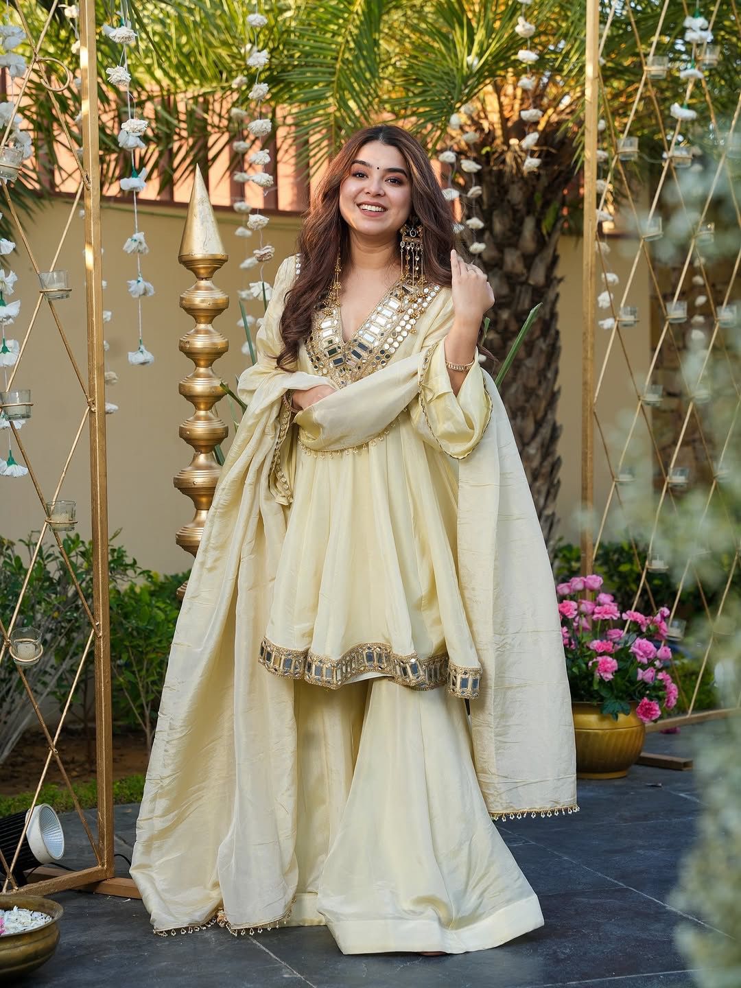 Wedding Beautiful Top & Palazzo Suit