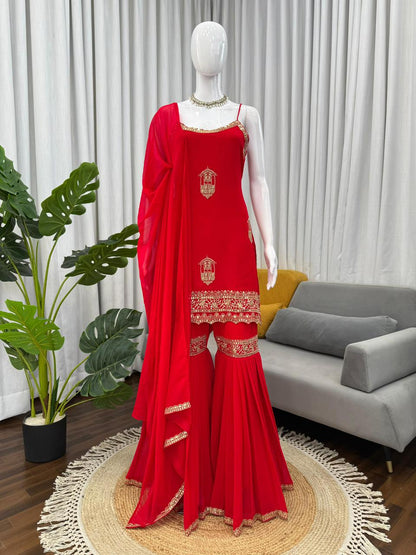Most Trending Top & Sharara Suit