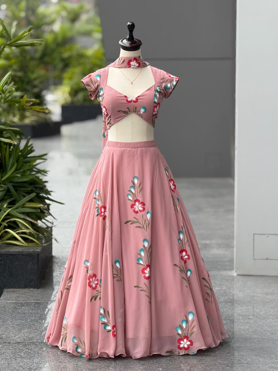 Morden Wedding Special  Anarkali Suit With Dupatta