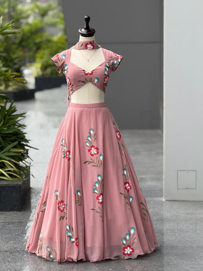 Morden Wedding Special  Anarkali Suit With Dupatta