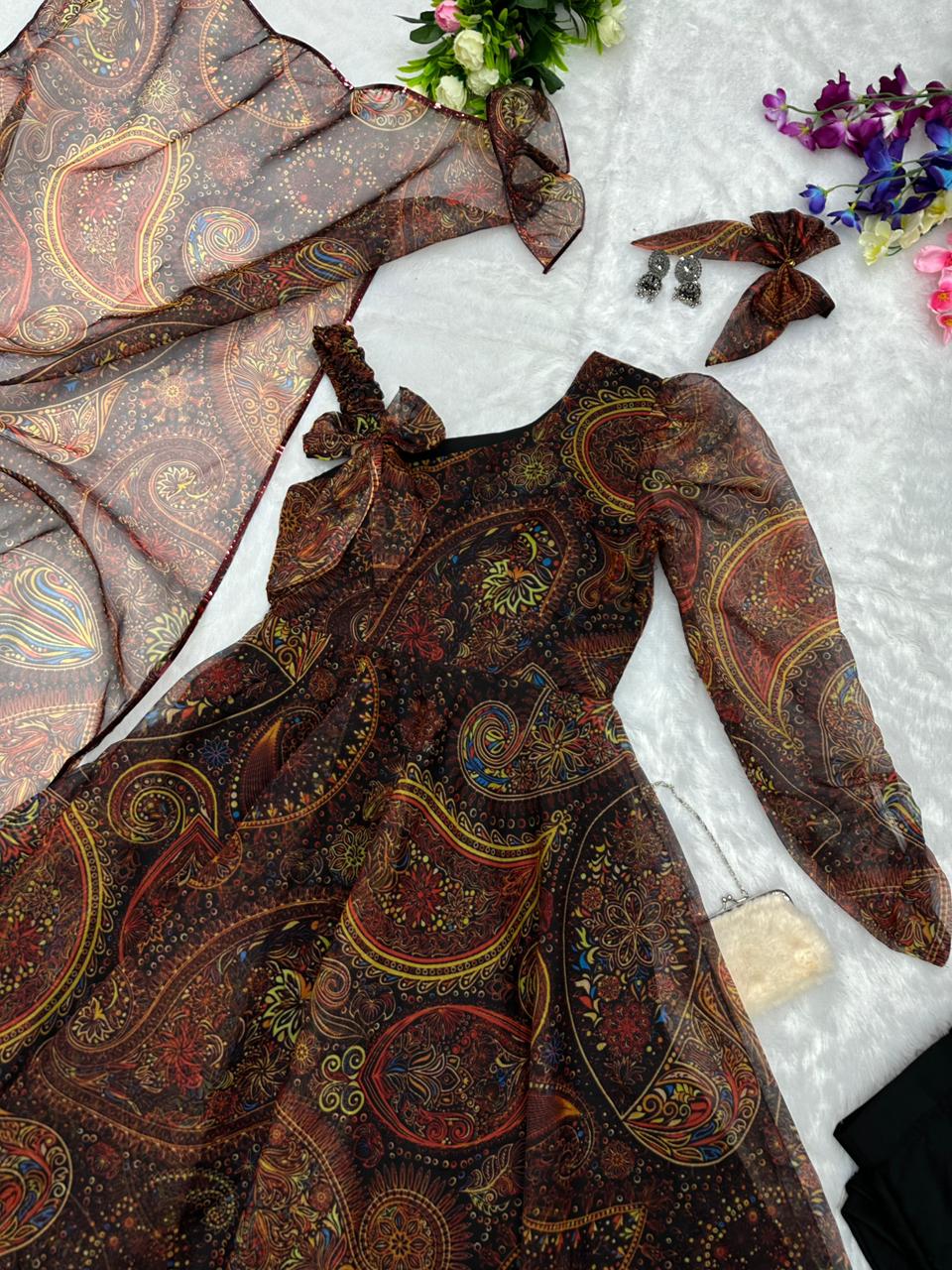 Morden Party Wear Anarkali Suit