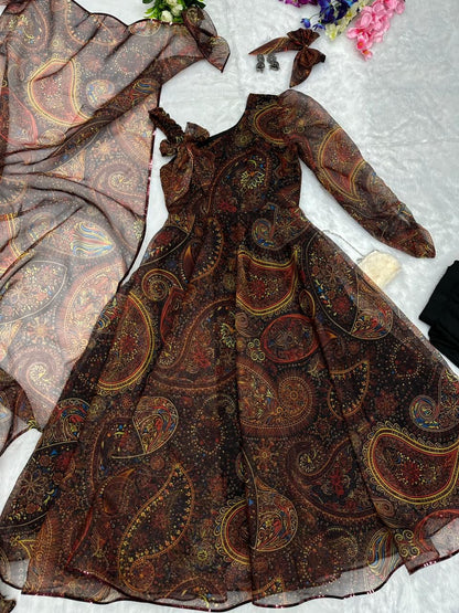 Morden Party Wear Anarkali Suit