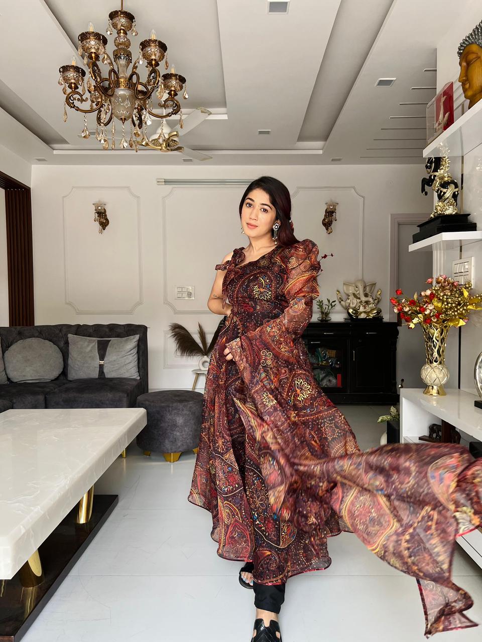 Morden Party Wear Anarkali Suit
