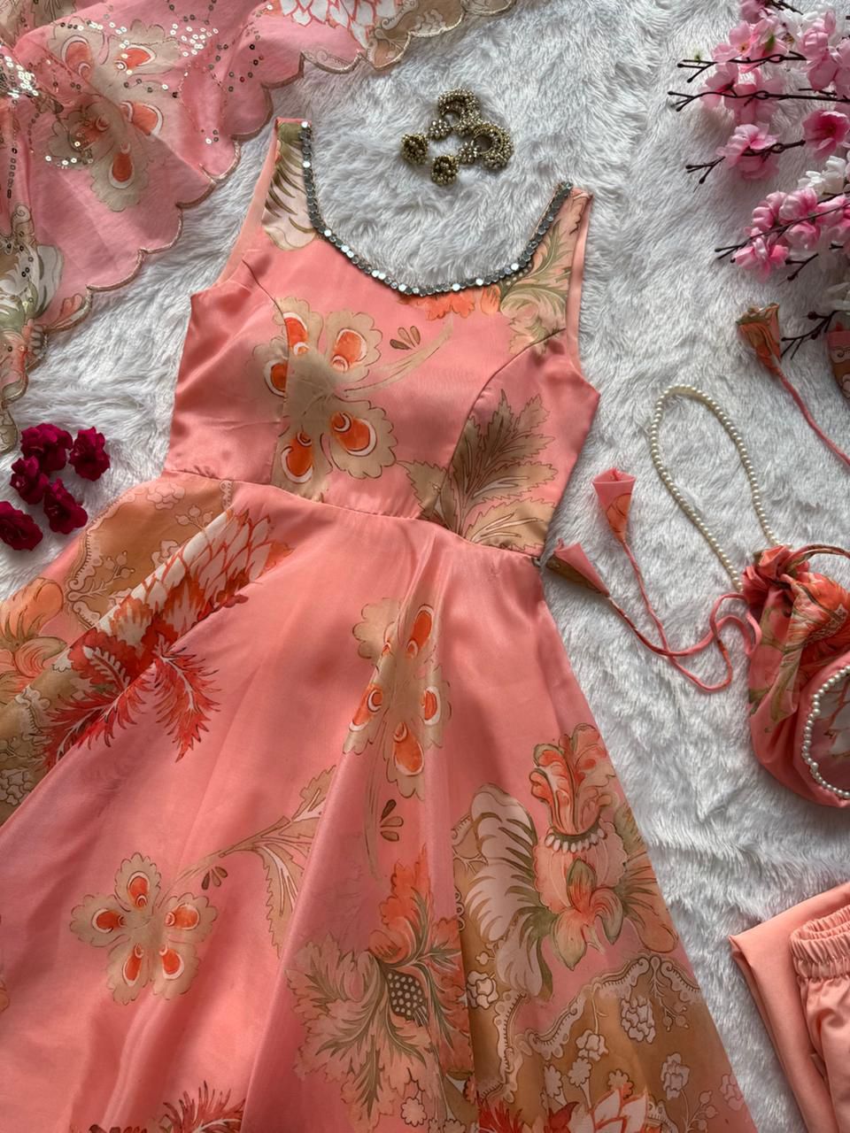 Wedding Special Multi Color Anarkali Suit