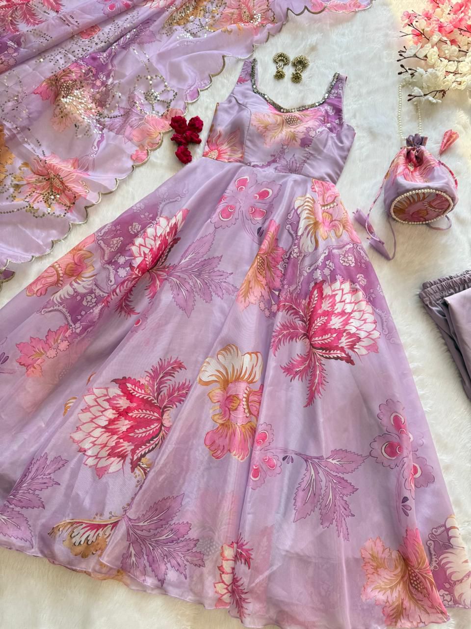 Wedding Special Multi Color Anarkali Suit