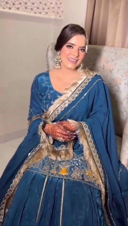 Premium Wedding Top & Lehenga Suit