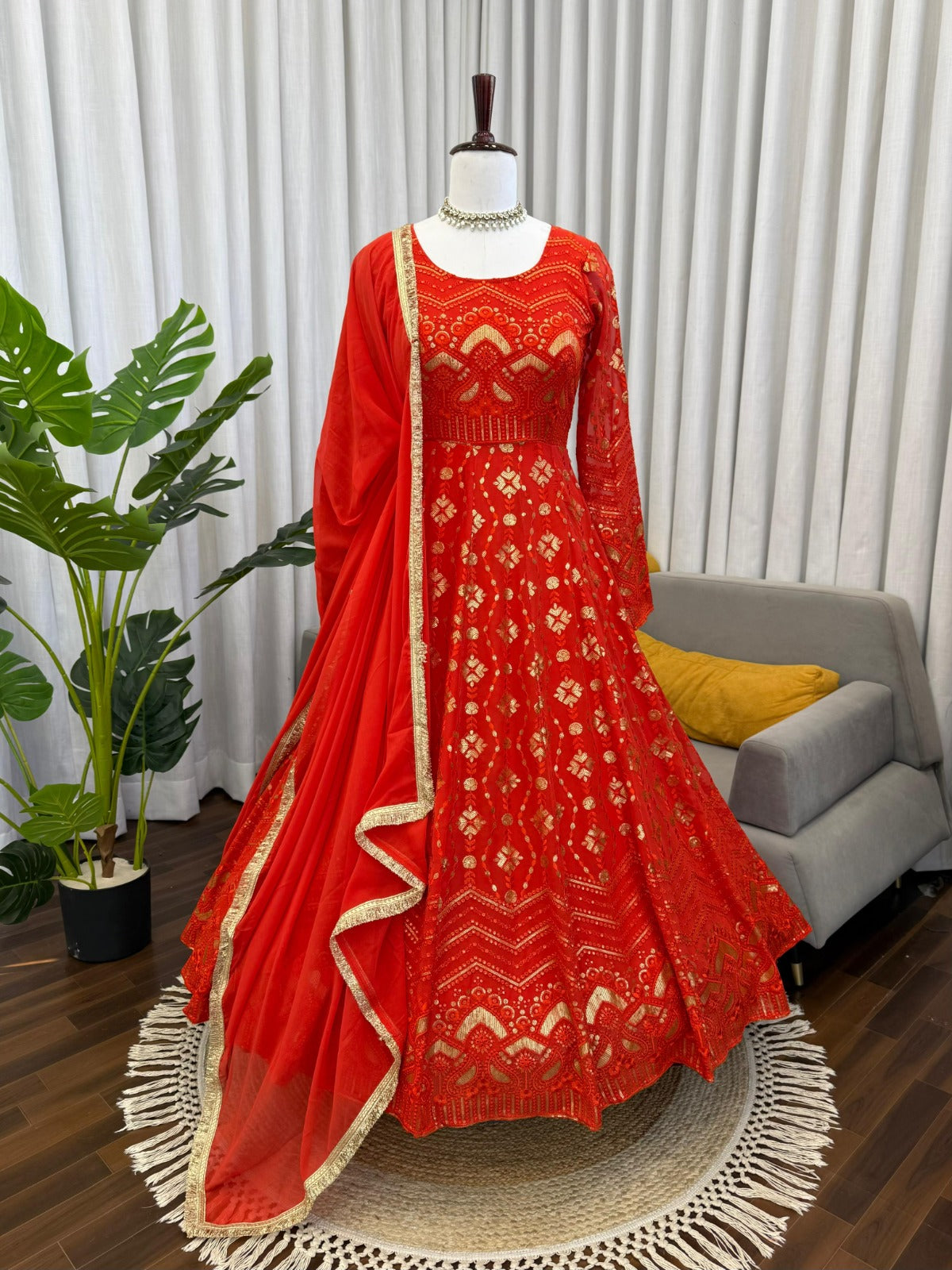 Most Trendy Designer Anarkali Gown Suit