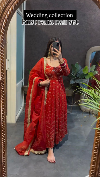 Most Trendy Designer Anarkali Gown Suit