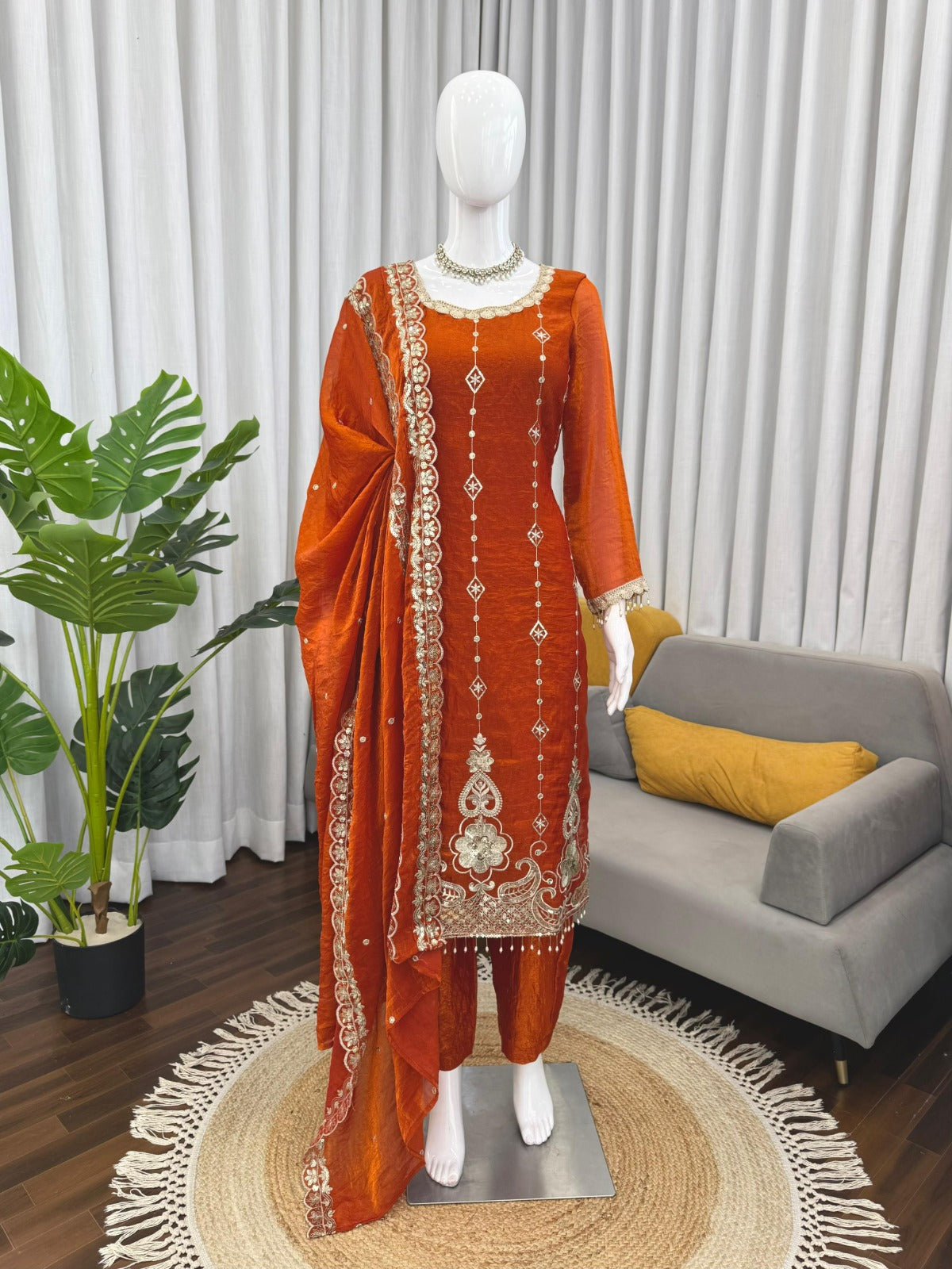 Wedding Special Top & Pent With Dupatta