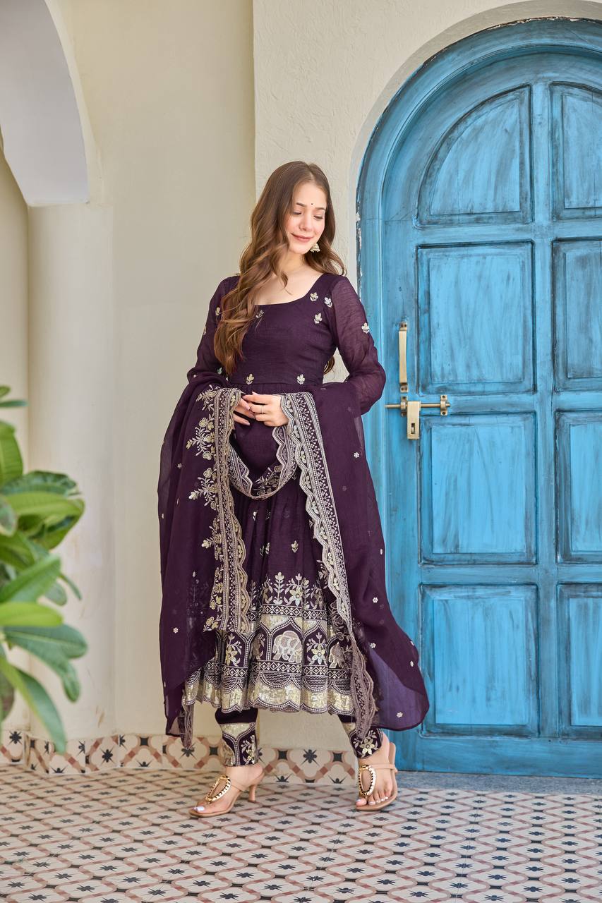 Stylish Wedding Celebration Anarkali Dresses