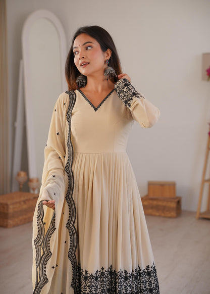 Stylish Wedding Celebration Top & Plazoo Suit