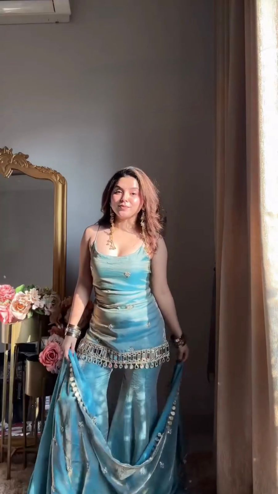 Exclusive Wedding Event Top & Palazoo Suit