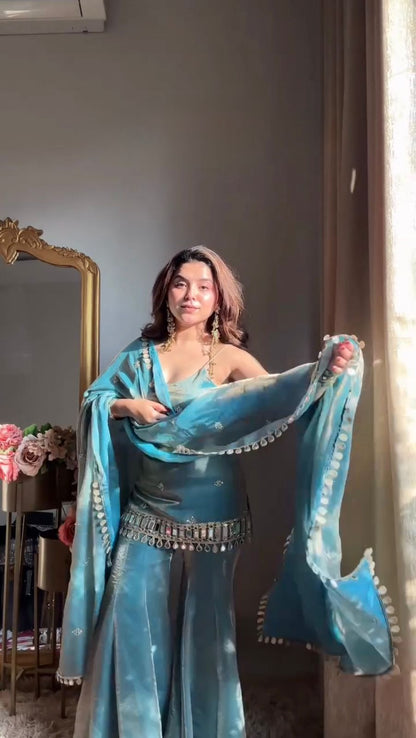 Exclusive Wedding Event Top & Palazoo Suit