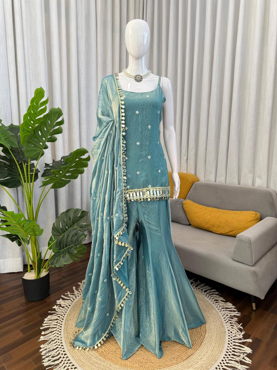 Exclusive Wedding Event Top & Palazoo Suit