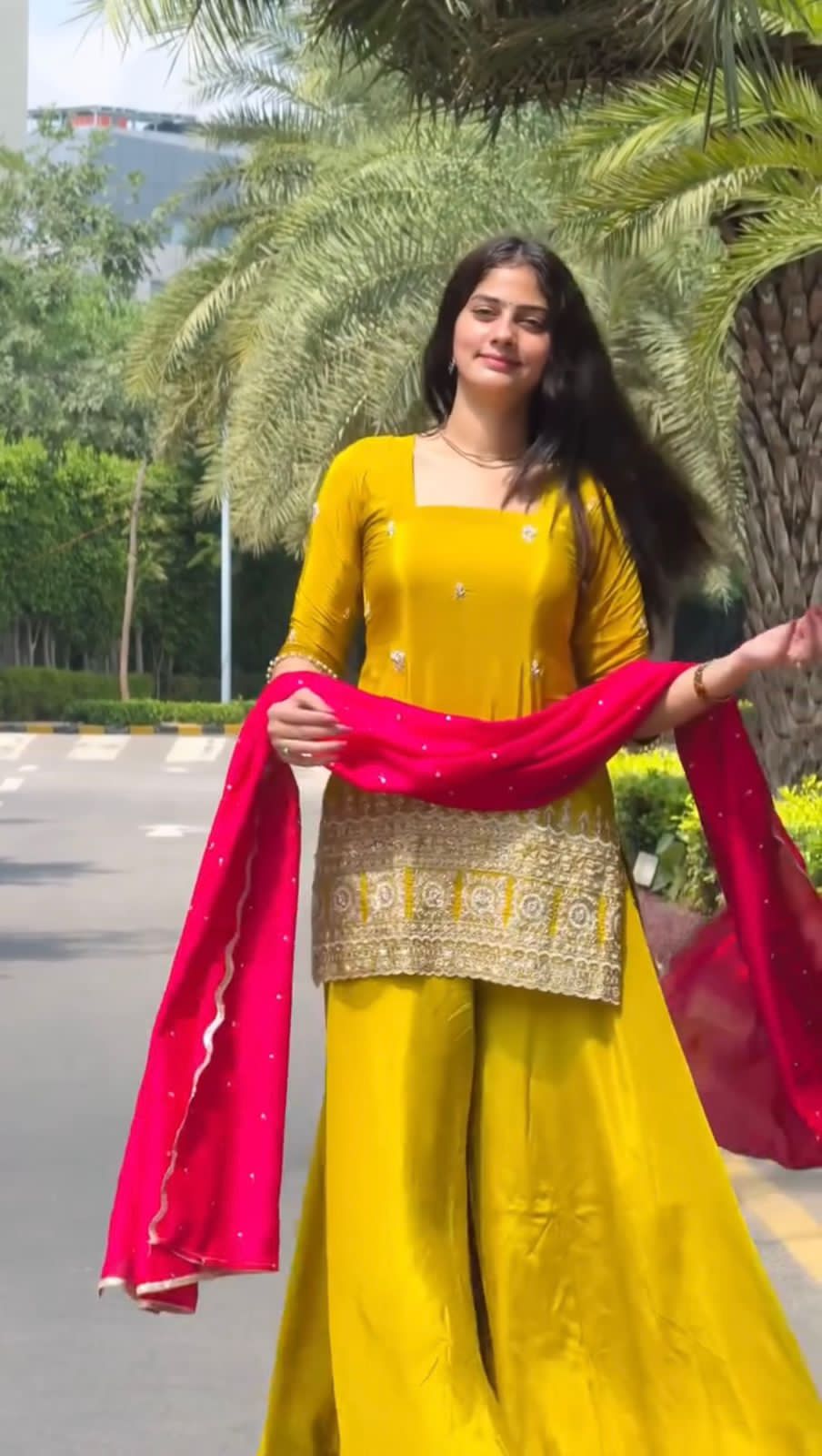 Latest Wedding Ready Top & Sharara Suit