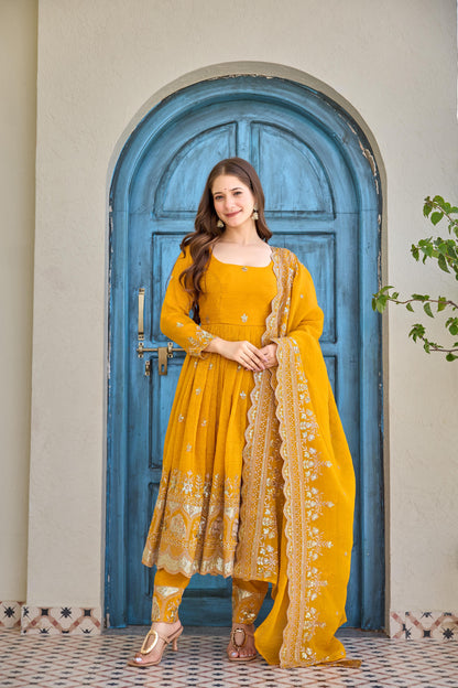 Stylish Wedding Celebration Anarkali Dresses