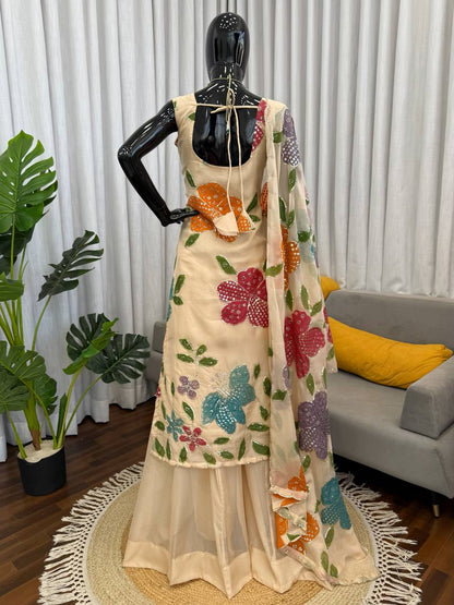New Launch Designer Wedding Special Sharara Suit
